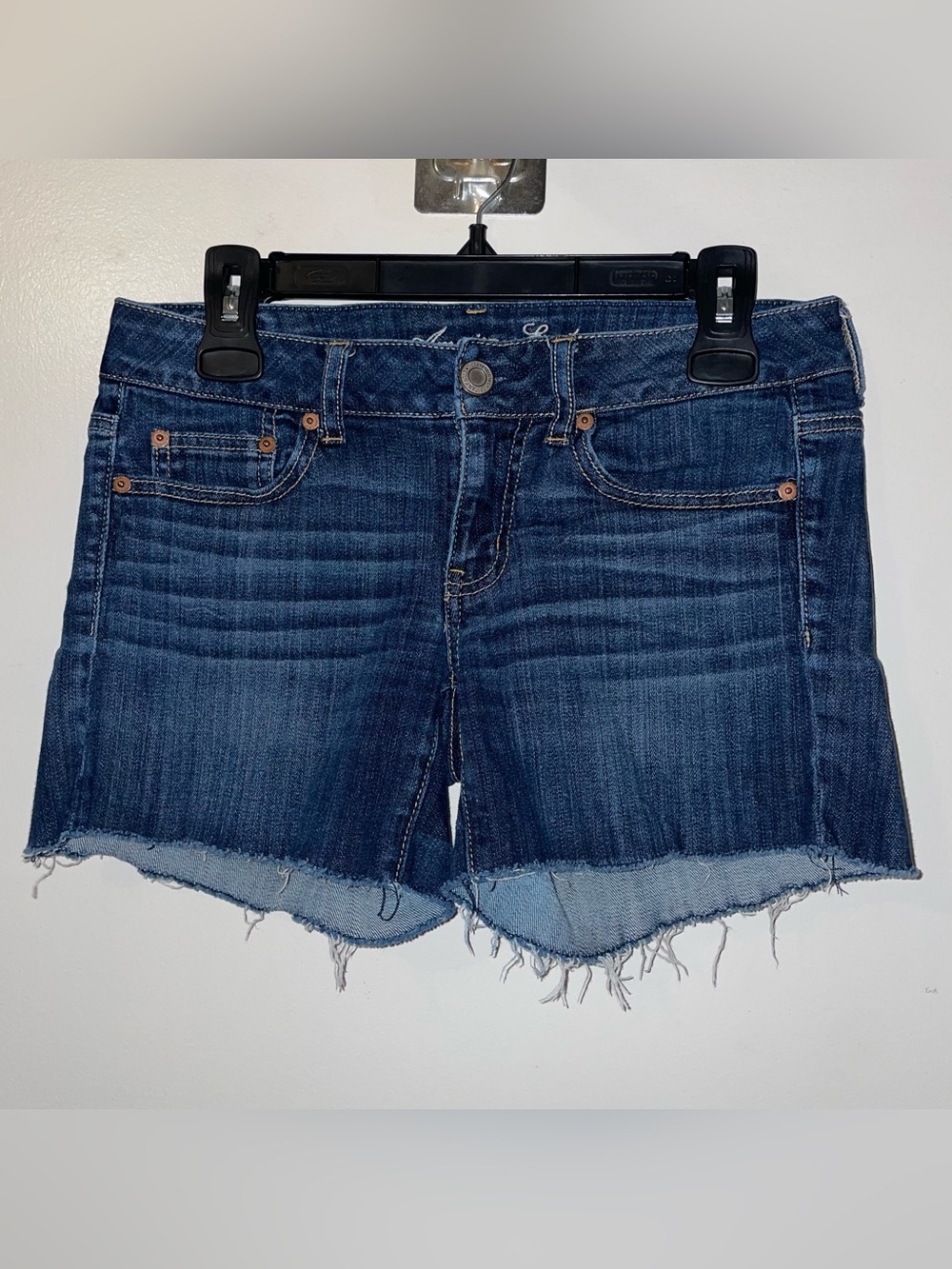 American Eagle Blue Denim Cutoff Shorts